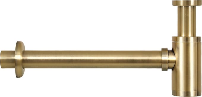 Differnz Sifon Mat Goud � Sifon Wastafel � Mix&Match Fonteinsifon
