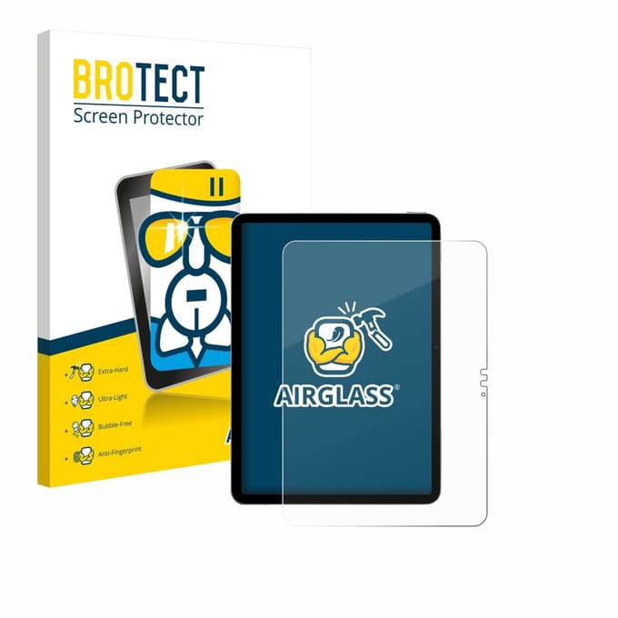 Screenprotector voor Apple iPad Air 11" M4 2026 (Portret-Modus) Beschermglas transparant
