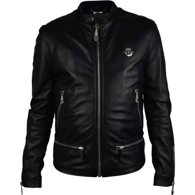 Philipp Plein Bikerjack Zwart
