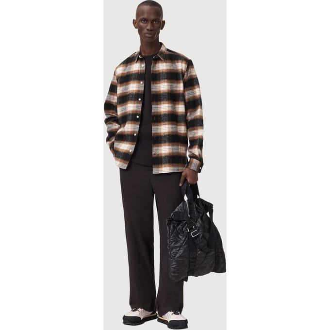 AllSaints Juku Trouser Burnished Black Größe: W32 | Chinos Outlet | Herren | Schwarz