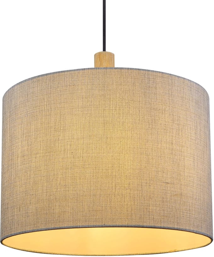 Globo - hanglamp - Roger - grijs - metaal - Ø 40cm - E27 - 15378H