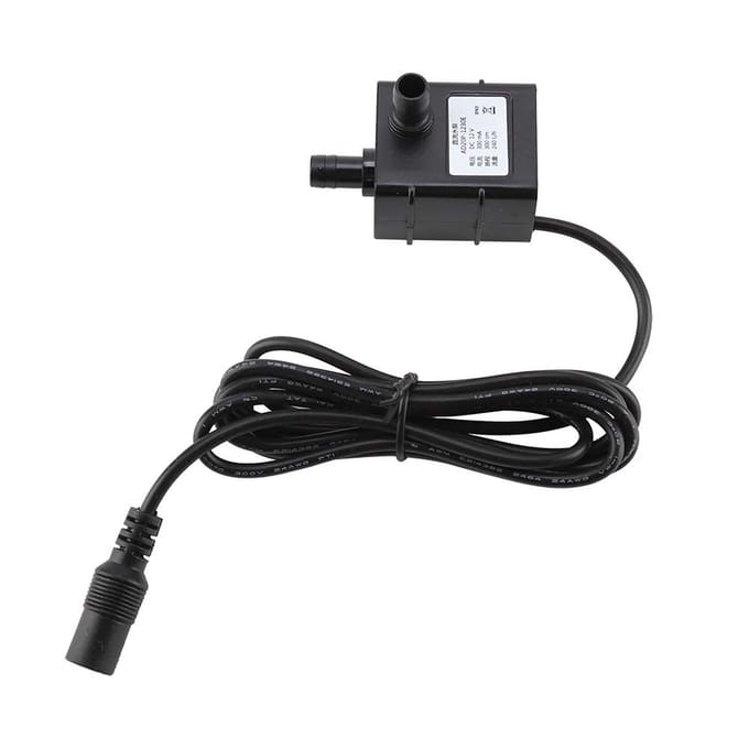 DC12V 3m 240L/H Pompe à Eau Submersible de Piscine à Moteur Brushless Ultra Silencieux