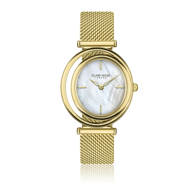 Vrouwenhorloge Clare Moss Clare Pearl Mesh