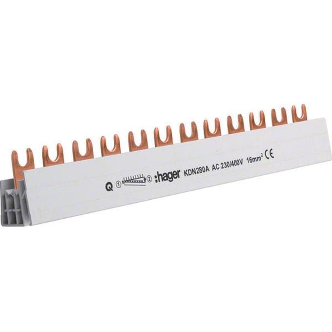 Hager Quickbusbar Kamrail - KDN280A