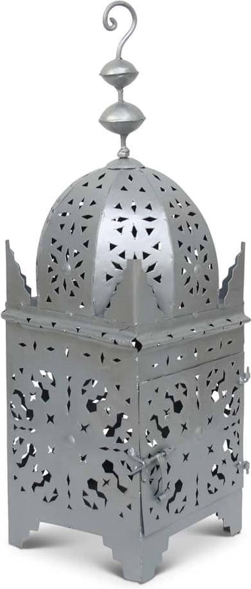 Safaary - Marokkaanse Lantaarn Zilver Large Arub