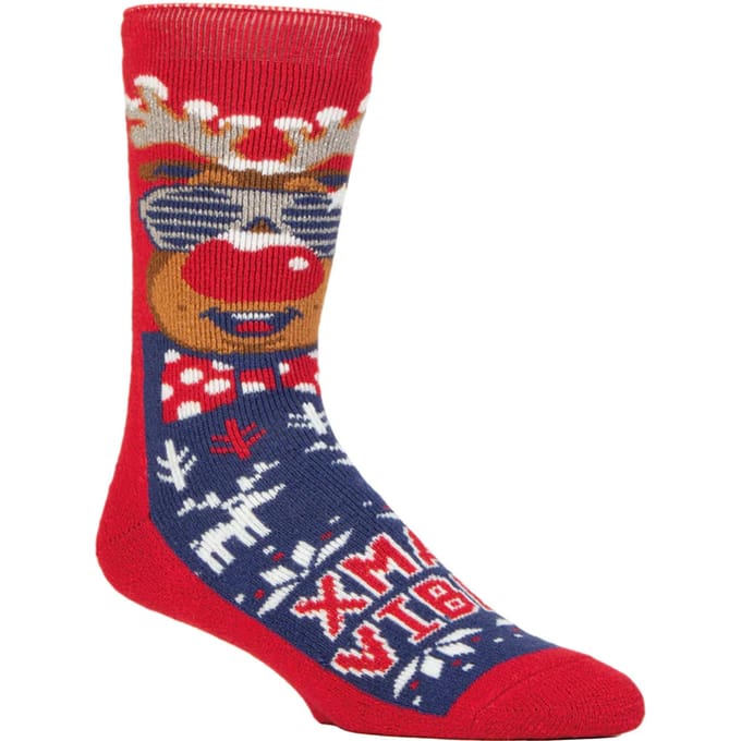 Mannen Fluffy Kerstsokken van Heat Holders Lite