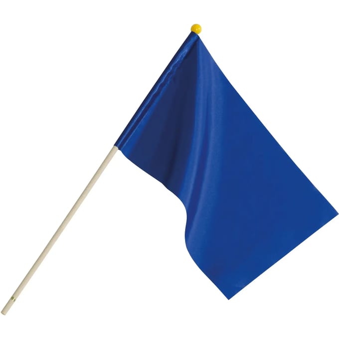 Rechter vlag met houten handvat Kwon
