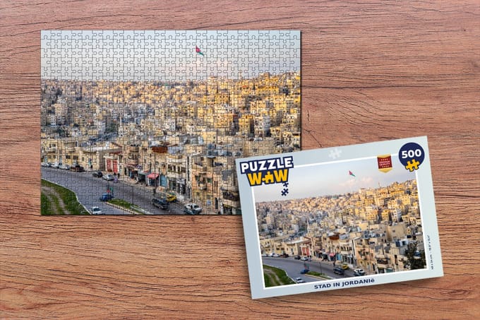 Puzzel Stad in Jordanië - Legpuzzel - Puzzel 500 stukjes