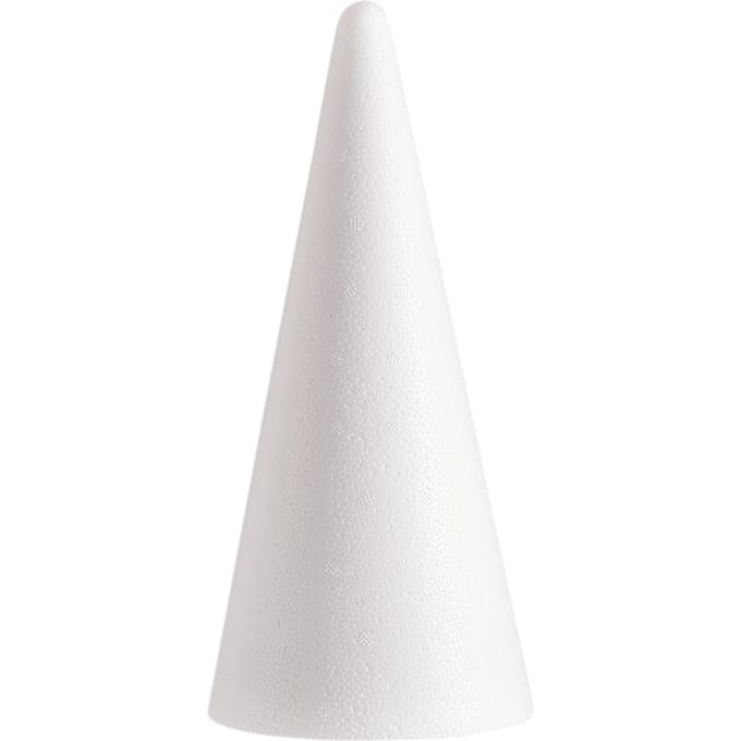 Piepschuim kegel 26 cm