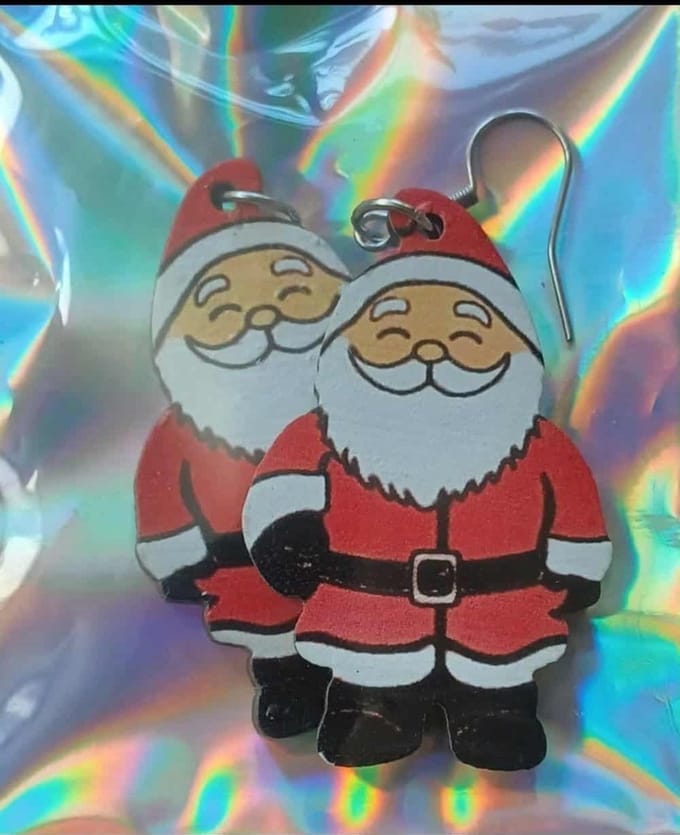 Oorbellen met kerstmannetjes | Oorbellen | Kerstmannetjes