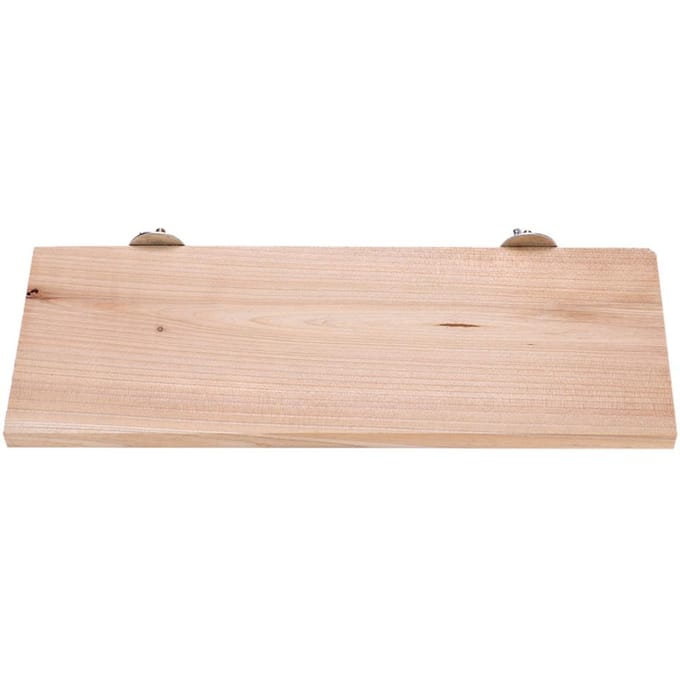 Rechthoek Natuurlijk Hout Huisdier Hamster Chinchilla Eekhoorn Kooi Knaagspeelgoed Standaard Platform Pedalenbord beige