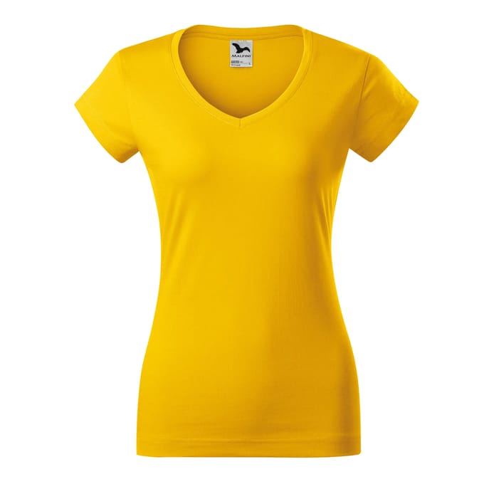Dames-T-shirt met V-hals Malfini 162