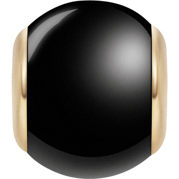 Daniel Wellington DW Charm Orb Black 6x5mm Gold