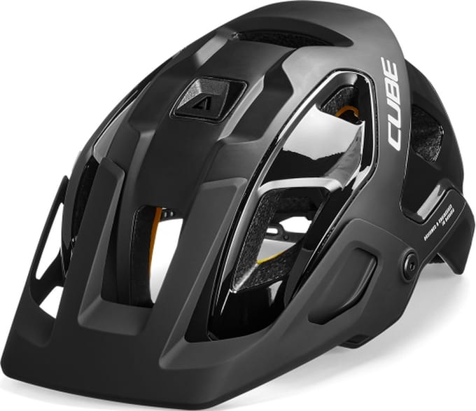 CUBE Fietshelm Strover - Endurohelm - MIPS - 14 Ventilatiegaten - EPS - L - 57-62 cm - Zwart