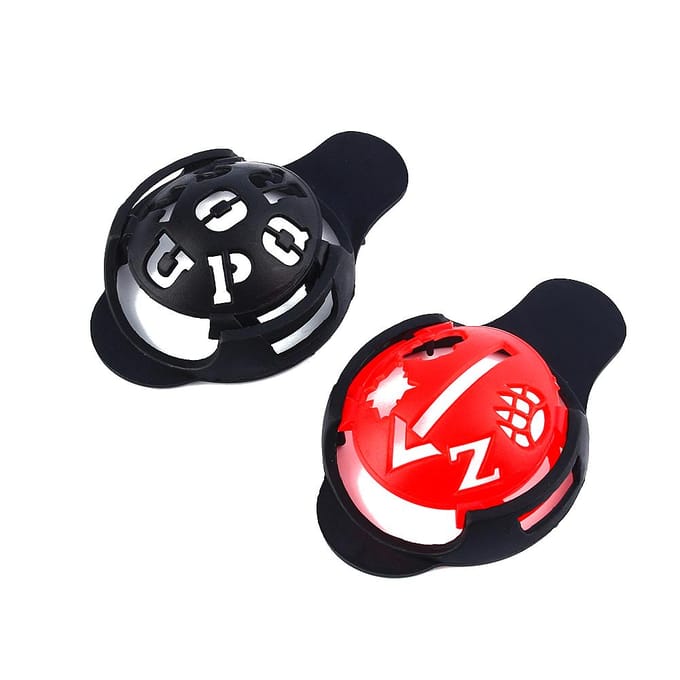 6 Stuks Golfbal Lijnmarkeerder Golfbal Scribe Liner Markeerder Sjabloon Tekenen Uitlijningstool red