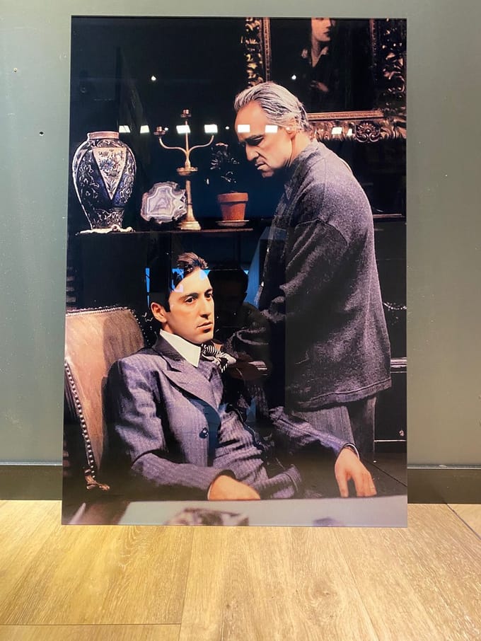 Godfather-al pacino plexiglas schilderij 50x80cm