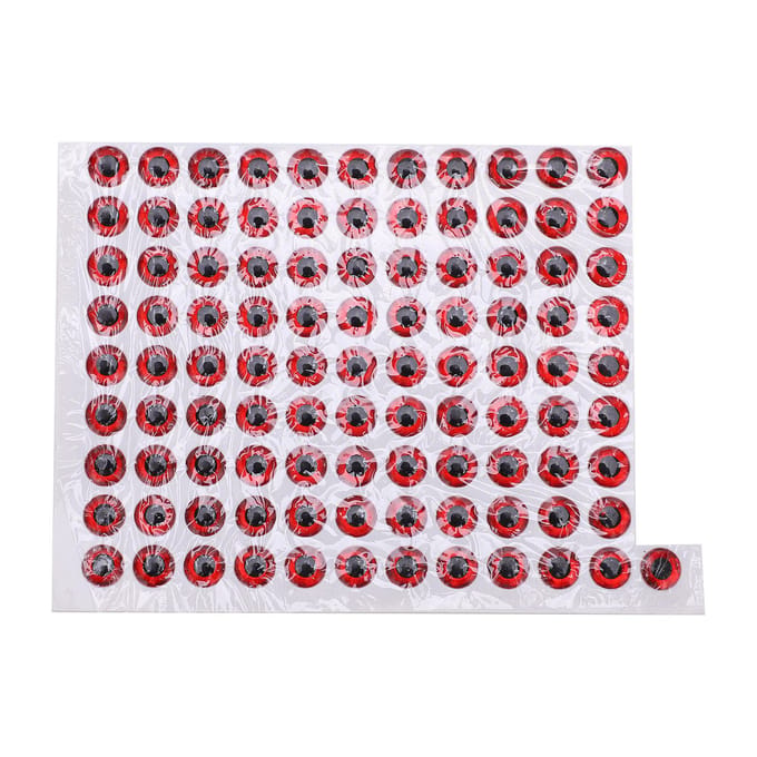Visogensticker Vislokogen 3D holografische simulatie Kunstmatige vislokogensticker gray