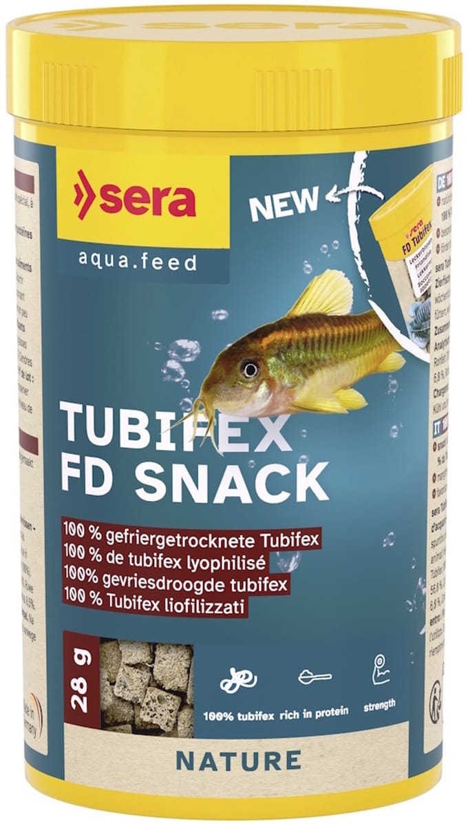 Sera FD Tubifex - Inhoud: 250 milliliter