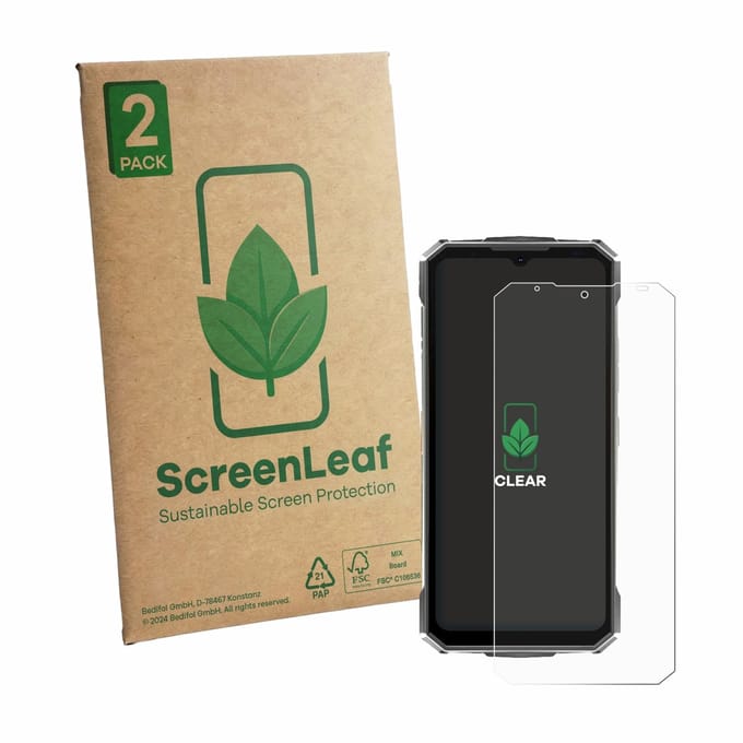 2 Stuks Screenprotector voor Doogee Fire 7 Ultra - Hoogwaardige Beschermfolie transparant