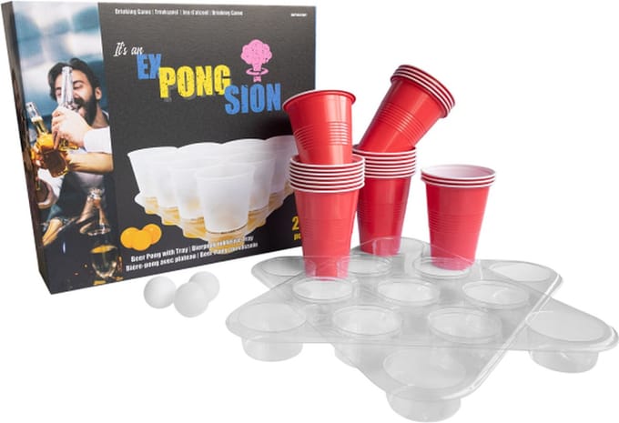 Amscan by Riethmuller - Riethmüller - Bier spel - 22 cups met 4 ballen.
