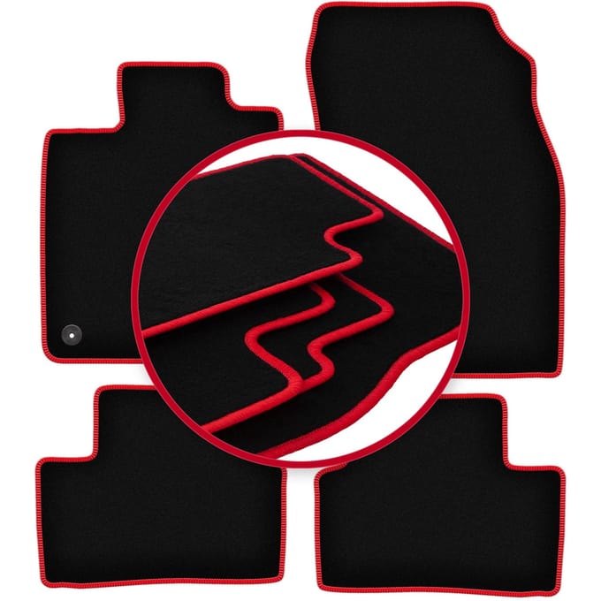 CARLUX-RED automatten voor: Renault Kadjar SUV (2015-)