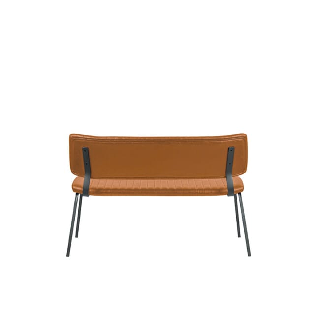LABEL51 Gusto Eetkamerbanken - Bruin - KunstLeer - 120 cm - -