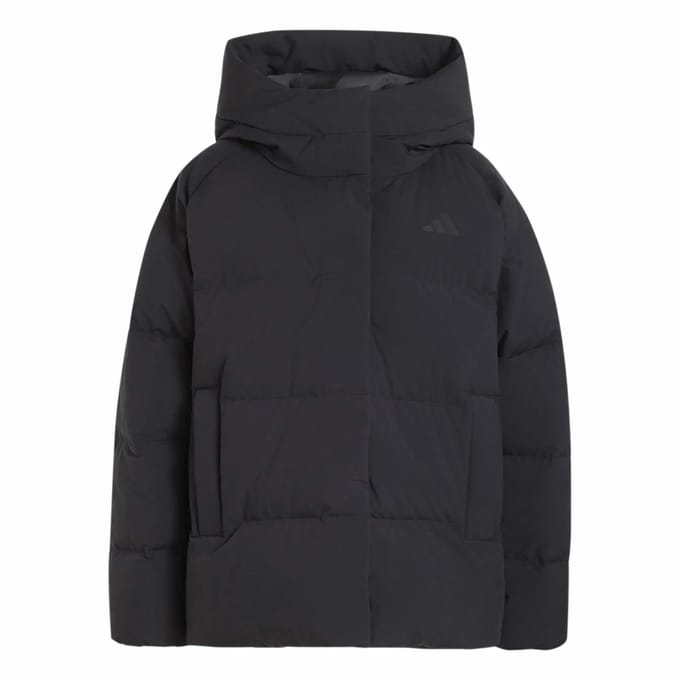 Adidas Sportswear Helionic Donzen Pufferjas Met Capuchon - Dames - Zwart