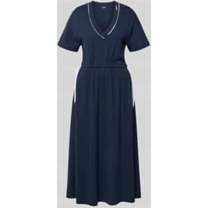 midi-jurk met verstelbare taille model 'Tomika'