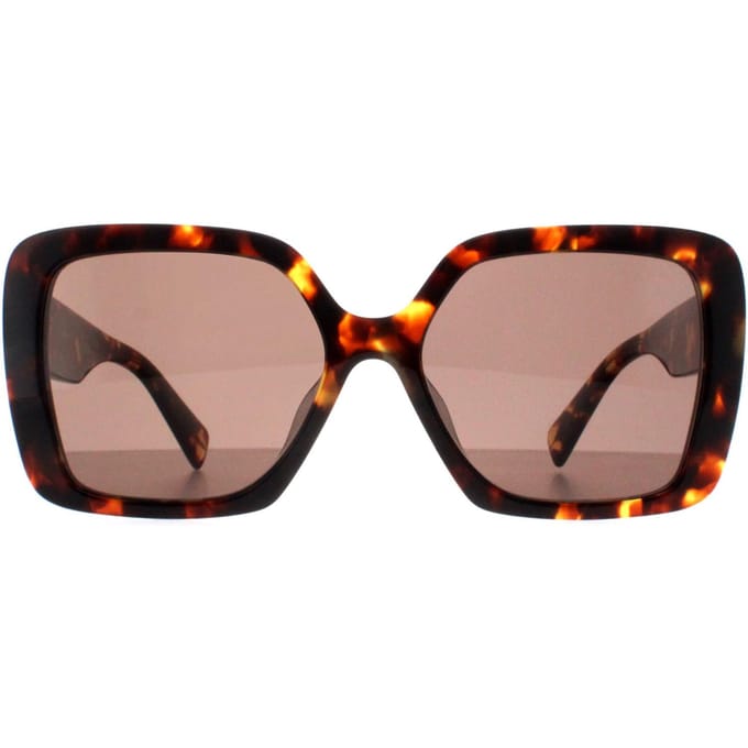 Miu Miu Vierkant Dames Honing Havana Donkerbruin MU10YS