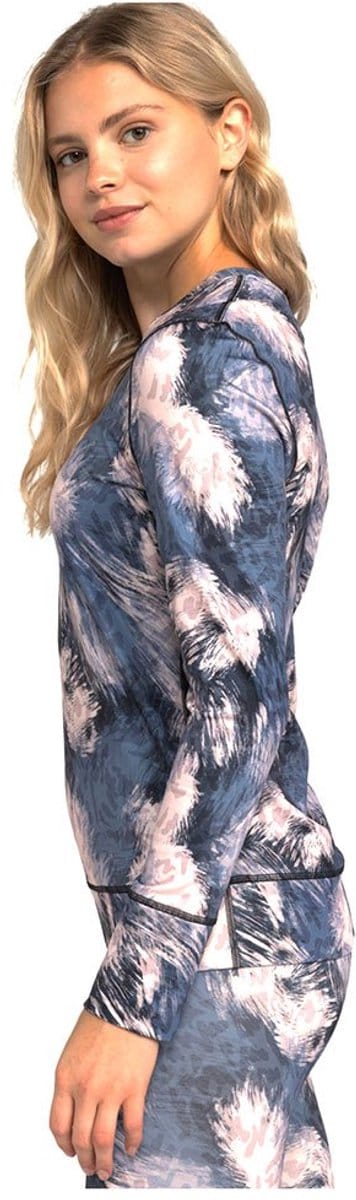 Roxy Day Break T-shirt Met Lange Mouwen Blauw L Vrouw
