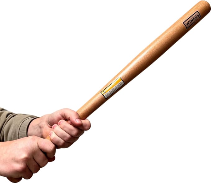 Honkbalknuppel - Softbal Knuppel hout 84CM - voor lengte vanaf 1.75