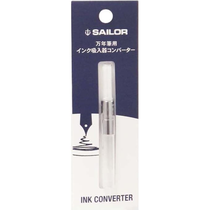 Sailor Ink Converter – Silver / Transparant