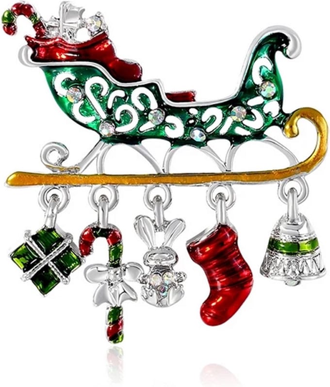 Broche 037 Kerstslee