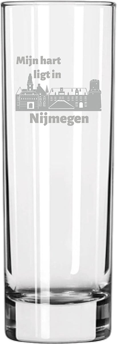 Gegraveerde longdrinkglas 22cl Nijmegen