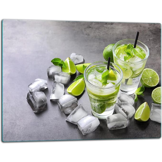 TMK ArtDeko - Snijplank - 52x40cm - Glas - Beschermend - Inductiekoken