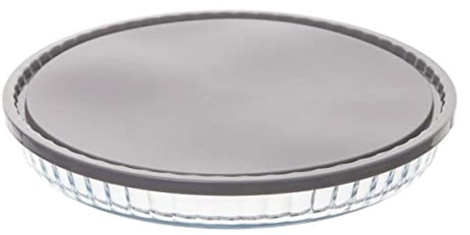 Omgoods - Glazen Taartplaat met Deksel 27 cm