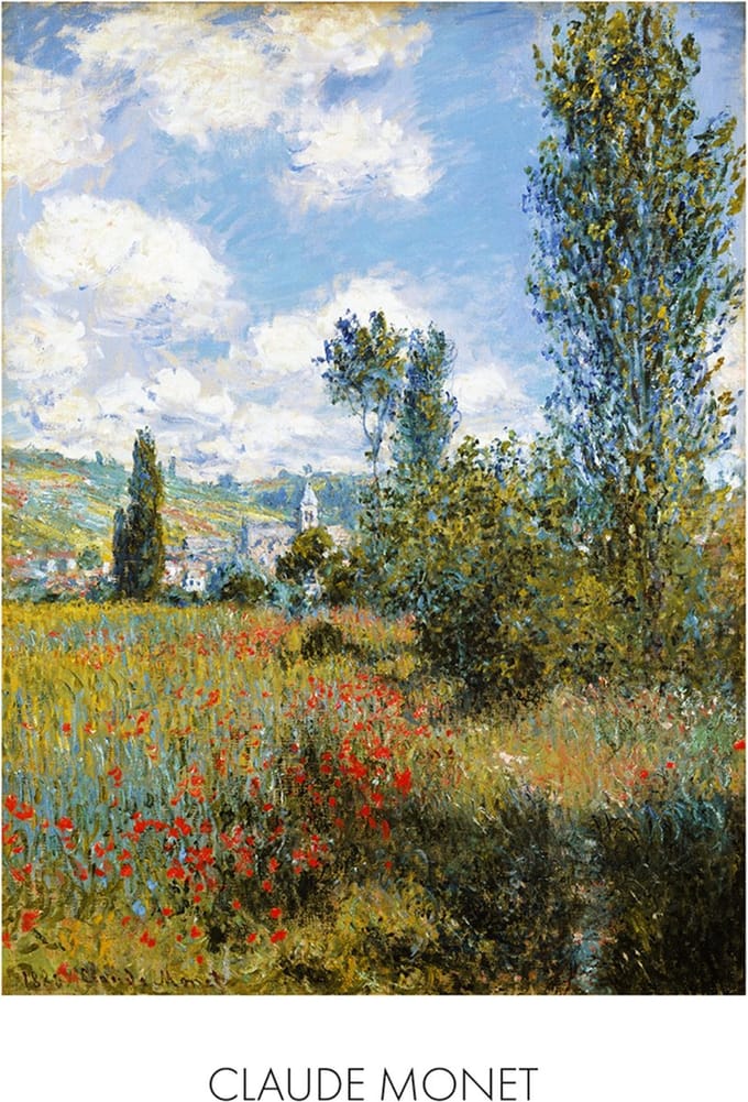 Kunstdruk Claude Monet - Ile Saint-Martin 60x80cm