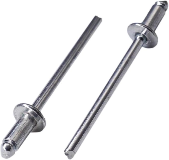 500 stuks verzinkte stalen blindklinknagels 30x6mm met koepelkop