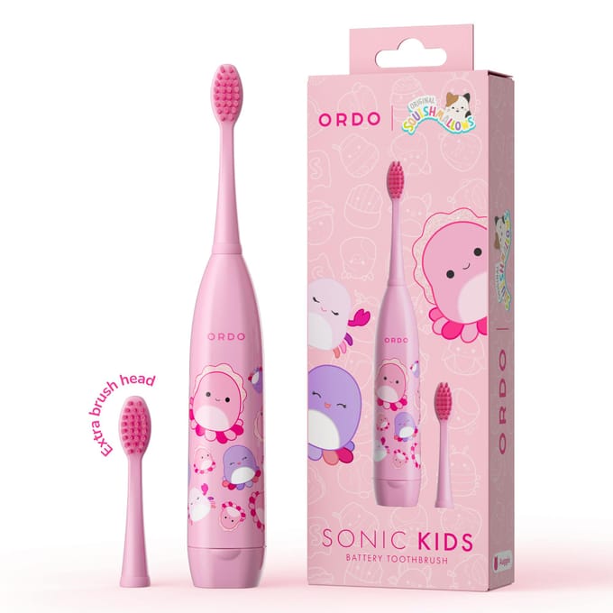 Ordo Sonic Kids Battery Toothbrush Squishmallows Auggie 1 st
