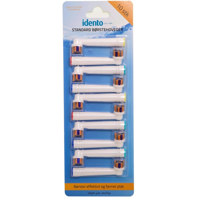 Idento Standaard Tandenborstelkoppen 10-Pack 10 st