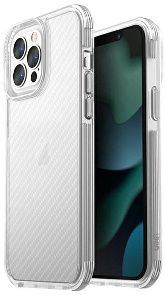 UNIQ Combat Serie - Aramid Etui - iPhone 13 - Grijs - Schokbescherming