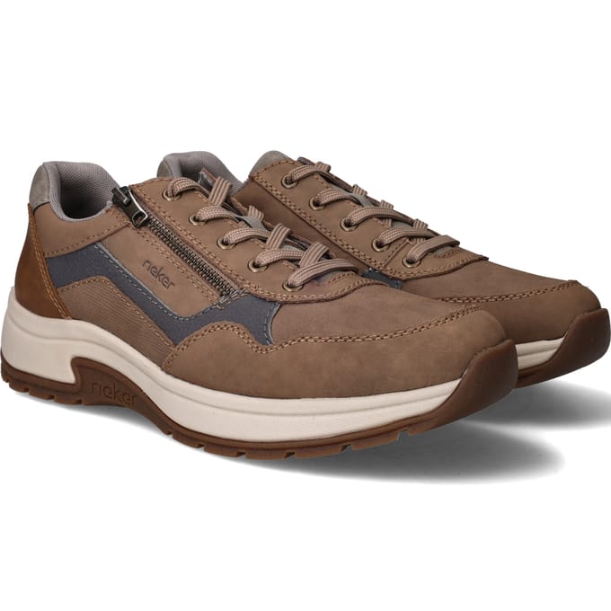 Rieker Terra Sneakers bruin Leer - Maat 46