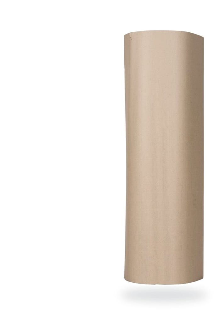 Inpakr Golfkarton 165 cm x 70 m - 1 rol - Enkelgolf 2 mm - Bruin