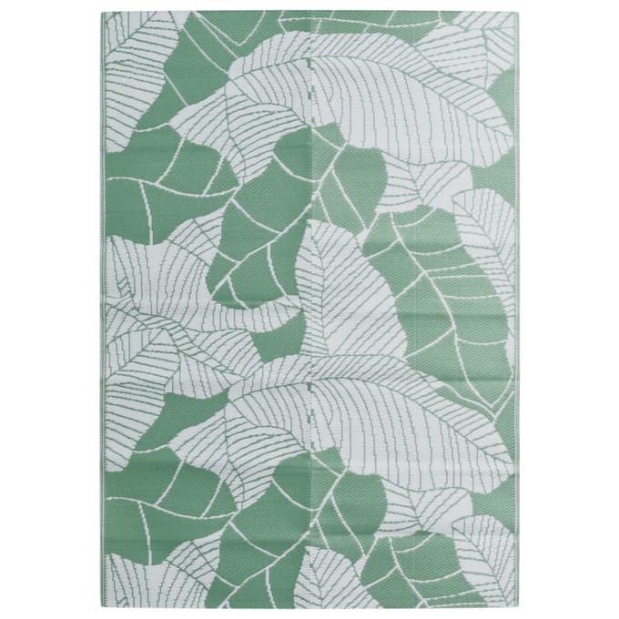 vidaXL Buitenkleed ARAKIL 140x200 cm polypropeen groen