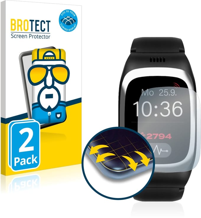 BROTECT - Screenprotector voor James B6 - Folie Beschermfolie transparant volledig dekking - 2 Stuks