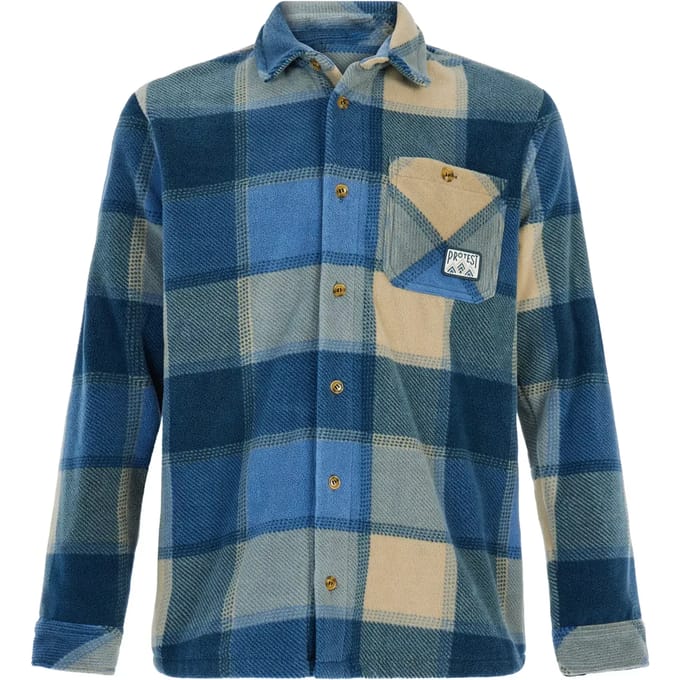 Protest Prtmitchel - Shacket Heren - Outdoor - Overshirt - High-pile teddy fleece