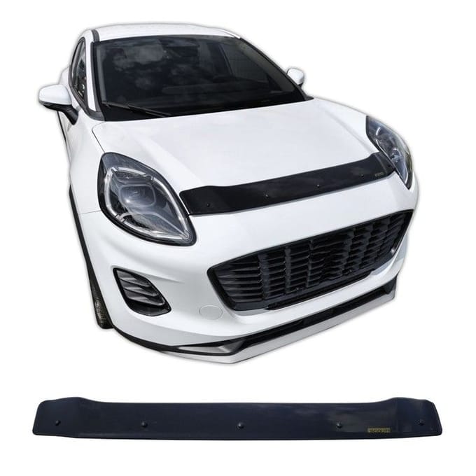 SCOUTT | Bra Capot Déflecteur Protection Pour Ford Puma Depuis 2020, Aérodynamique, Assemblage Facile, Aucun perçage requis