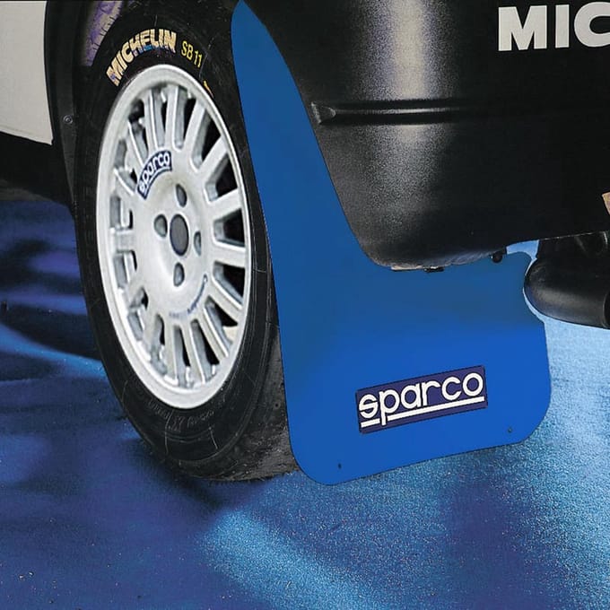 Sparco Universele Spatlappen 'Large' - Blauw Set À 2 Stuks