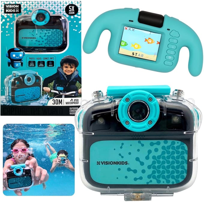 Waterdichte sportcamera voor kinderen, speelgoed digitale camera FULL HD