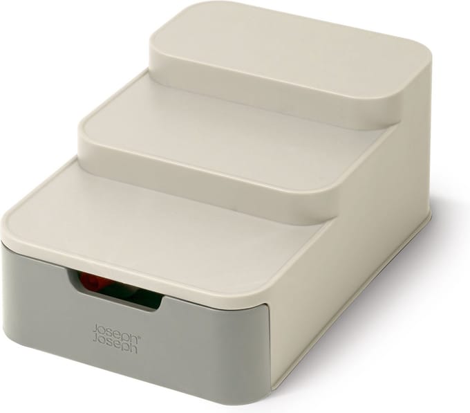 Joseph Joseph Duo Keukenkastorganizer - Compact - Polypropyleen - Grijs
